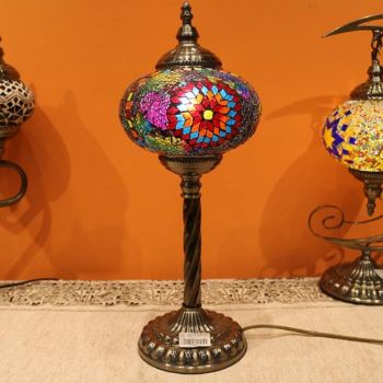 单头台灯47*17CM伊朗彩色玻璃艺术灯