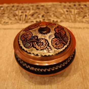 糖罐9CM伊朗手工钻雕艺术摆件