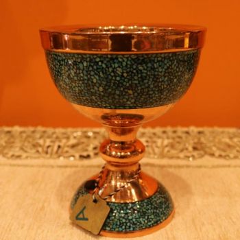 糖托16CM伊朗蓝松石