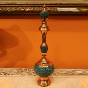 花瓶伊朗精美蓝松石摆件