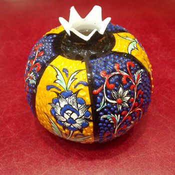 石榴10CM 产地：made in Iran 伊朗纯手工陶瓷mina