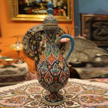 酒壶伊朗纯手工陶瓷mina