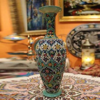 花瓶30CM伊朗纯手工陶瓷mina