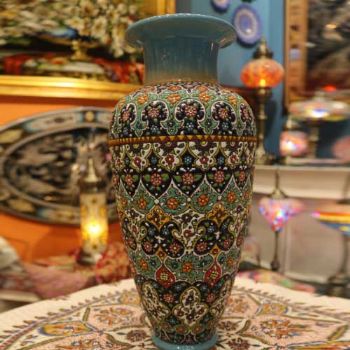 花瓶40CM伊朗纯手工陶瓷mina