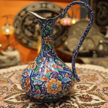 mina酒壶19CM伊朗纯手工mina摆件