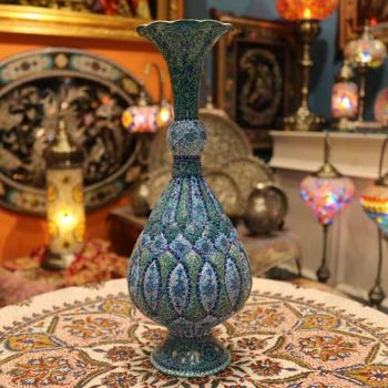 minaA级花瓶30CM伊朗纯手工mina摆件
