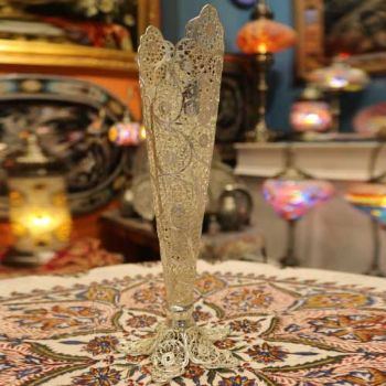 30CM伊朗纯手工镀银malile摆件
