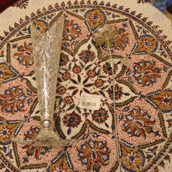 30CM伊朗纯手工镀银malile摆件