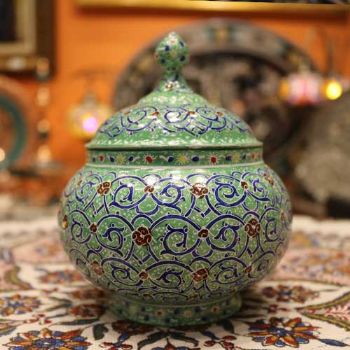 伊朗纯手工mina摆件14*12CM