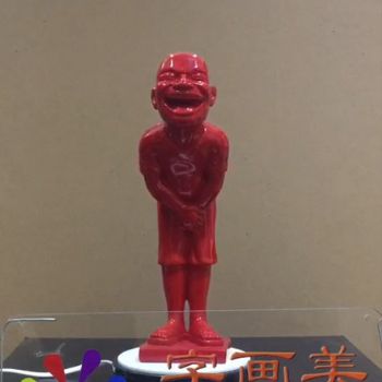 笑脸迎人大小可定制树脂摆件