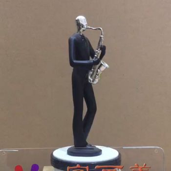 树脂摆件萨克斯斯小人偶适合酒吧客厅摆放