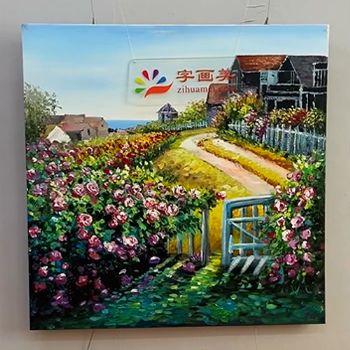 纯手绘手工 风景油画 美式油画 家庭挂画 酒店挂画 办公室挂画