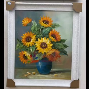 装饰手绘向日葵油画