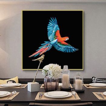 晶瓷画玄关装饰画卧室壁画酒店挂画餐厅画蝴蝶飞鸟昆虫系列客厅装饰画