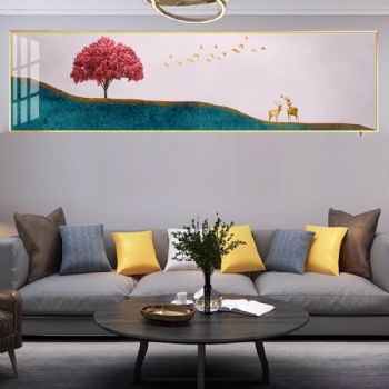 北欧轻奢客厅装饰画沙发背景墙大气餐厅挂画现代简约卧室床头壁画