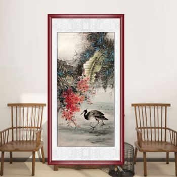 中式水墨动物国画安居乐业纯手绘水墨国画