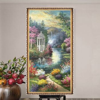 欧式托马斯油画手绘精美风景油画梦幻风景画适合酒店玄关客厅大厅装饰油画