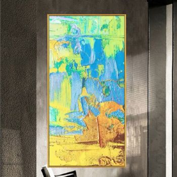 多彩的大地厚机理油画纯手绘油画抽象艺术挂画玄关走廊装饰油画