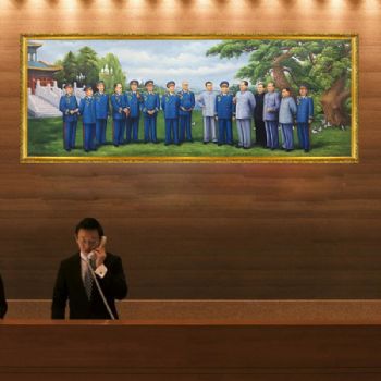 纯手绘人物油画党中央领导人与十大元帅大型肖像油画适合大厅酒店前堂挂画