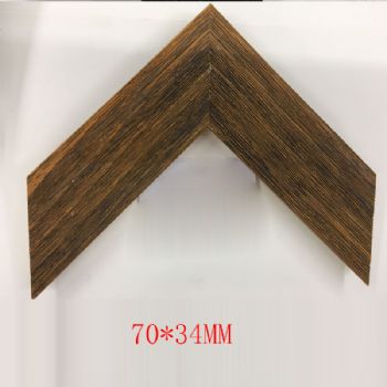 高档实木系列柚木抓丝70*34MM