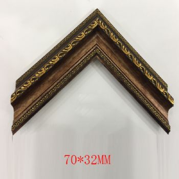 PS发泡系列咖啡金70*32MM