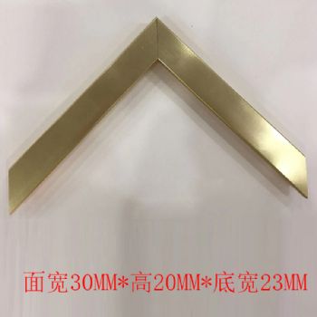 高档实木系列面宽30MM*高20MM*底宽23MM金色