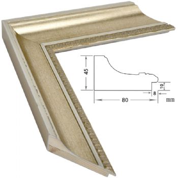 进口松木银色80*45MM