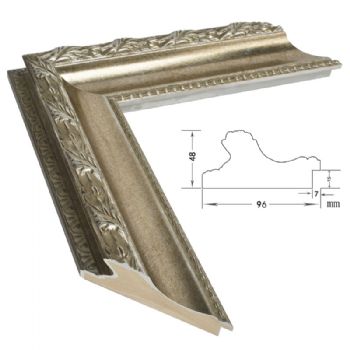 进口松木银色96*48MM