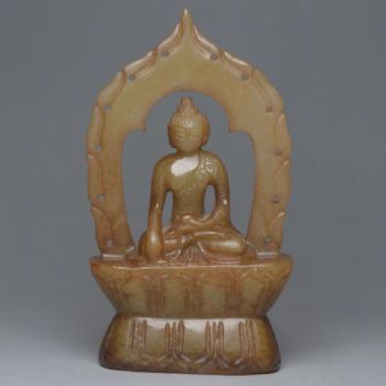 旧藏 和田玉佛 摆件 不议价不包邮