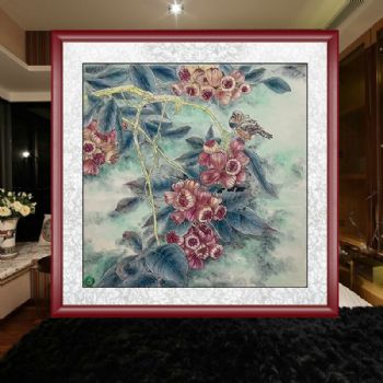 工笔水果莲雾精品国画花鸟国画手绘水墨国画餐厅客厅挂画四尺斗方