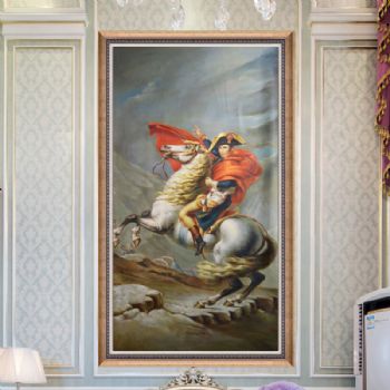 欧式经典油画 纯手绘手工 拿破仑油画 酒店装饰画 大厅挂画 欧美人物画