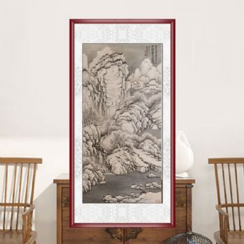 国家一级美术师 周金山 山水国画 手绘 手工 国画 名家字画 家庭挂画办公室挂画山水画（一）