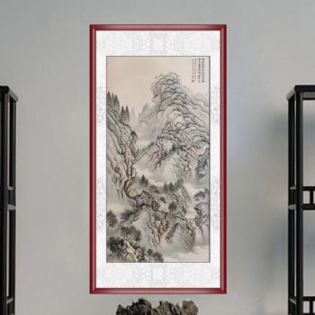 国家一级美术师 周金山 山水画 手绘 手工 国画 名家字画 家庭挂画办公室挂画（二）