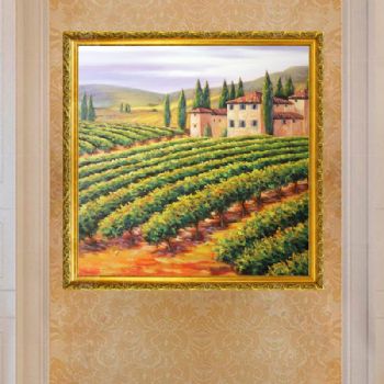 纯手绘手工 风景油画 美式油画 非常漂亮 家庭挂画 酒店挂画 办公室挂画