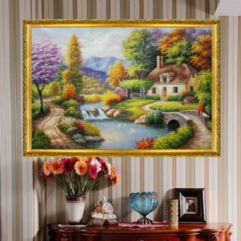 精美风景托马斯油画 优美的环境 梦幻的境界纯手绘手工油画