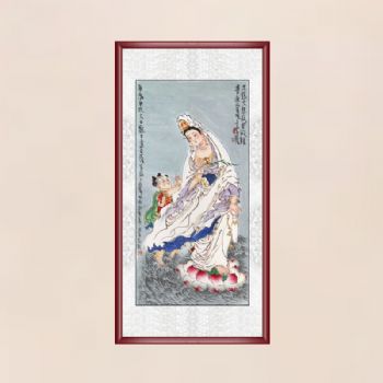 南海禅寺 妙林居士 四尺《观世音》 人物画