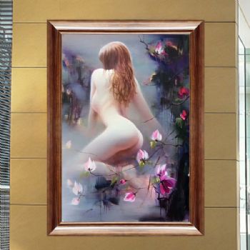 纯手绘人体艺术画裸体美女印象油画中式油画家庭挂画酒店挂画001油画人体