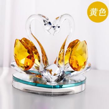 水晶天鹅摆件适用于会议庆典、广告宣传、商务馈赠、员工福利、节日活动等场合
