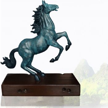 铜彩行者高端精品铜雕铜工艺品 铜雕塑 家居摆件 办公室软装