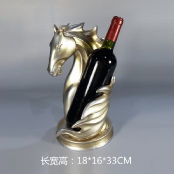 马头酒架雕塑摆件中式摆件精品手工雕塑