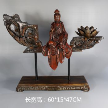 观音大仕雕塑摆件中式摆件精品手工雕塑