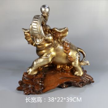 大象摆件雕塑摆件中式摆件精品手工雕塑