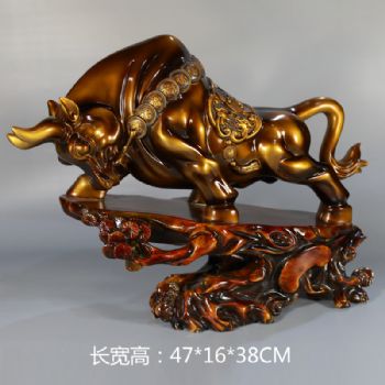 牛摆件雕塑摆件中式摆件精品手工雕塑