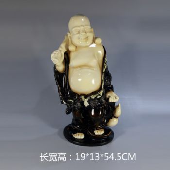 布袋和尚雕塑摆件中式摆件精品手工雕塑