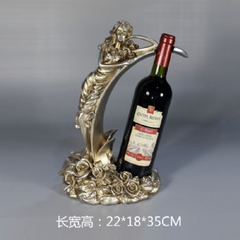 女神酒架雕塑摆件中式摆件精品手工雕塑