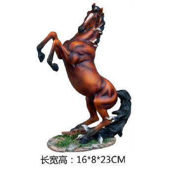 跃动的骏马出口品质现代艺术摆件雕塑摆件中式摆件精品手工雕塑摆件