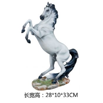 跃动的骏马出口品质现代艺术摆件雕塑摆件中式摆件精品手工雕塑摆件