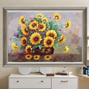 原创油画花卉写意 纯手绘 欧式油画/装饰画 写生花卉花瓶