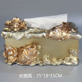 精品纸巾盒手工制作树脂摆件高品质保证办公室家庭酒店摆件
