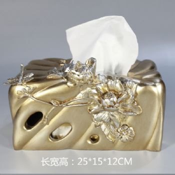 精品纸巾盒手工制作树脂摆件高品质保证办公室家庭酒店摆件